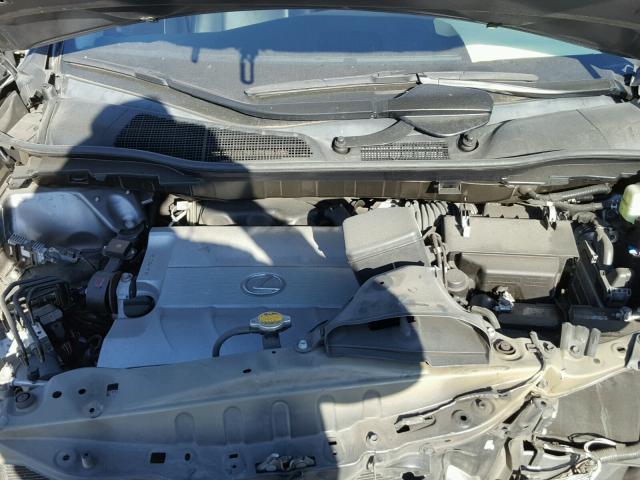 2T2ZK1BAXFC150947 - 2015 LEXUS RX 350 GRAY photo 7