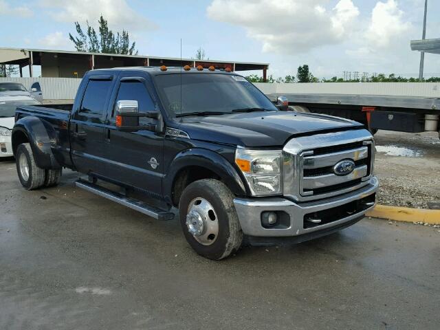 1FT8W3CT7BEC60846 - 2011 FORD F350 SUPER BLACK photo 1