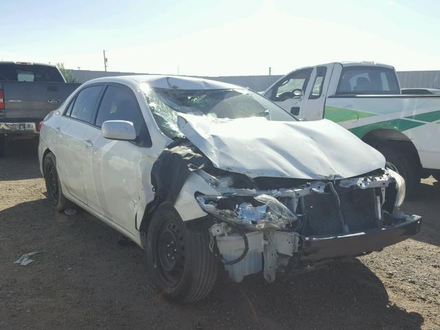 5YFBU4EE5DP113351 - 2013 TOYOTA COROLLA BA WHITE photo 1