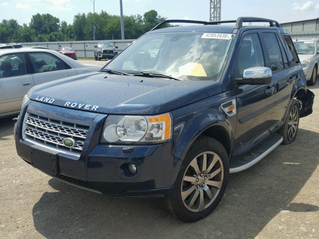 SALFT24N78H063962 - 2008 LAND ROVER LR2 HSE TE BLUE photo 2