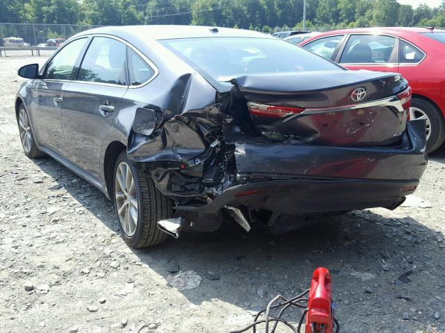 4T1BK1EB0FU162727 - 2015 TOYOTA AVALON XLE GRAY photo 3