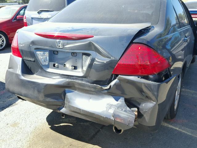 1HGCM56397A028157 - 2007 HONDA ACCORD SE BLUE photo 9