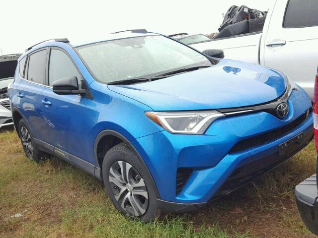 2T3ZFREV4HW329869 - 2017 TOYOTA RAV4 LE BLUE photo 1