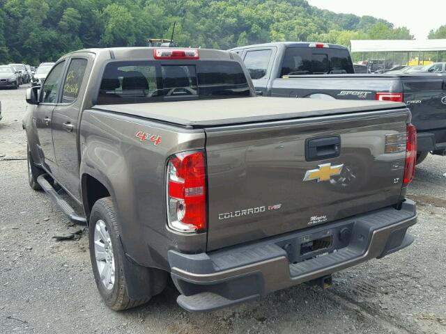1GCGTCEN5H1188662 - 2017 CHEVROLET COLORADO L BROWN photo 3