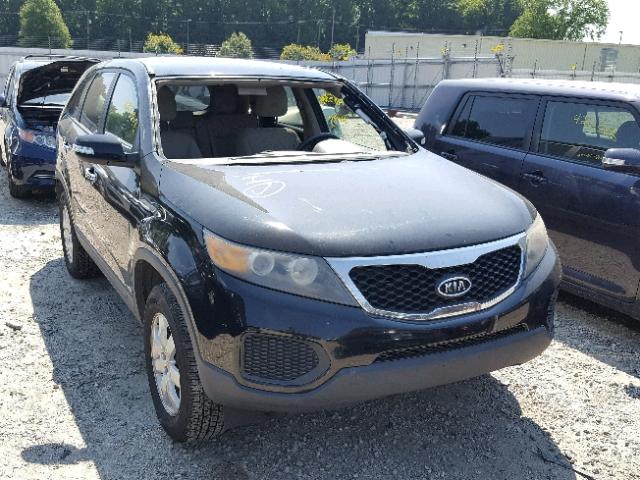 5XYKTCA18BG026612 - 2011 KIA SORENTO BA BLACK photo 1