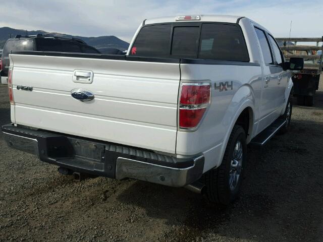 1FTFW1ETXCFA95363 - 2012 FORD F150 SUPER WHITE photo 4