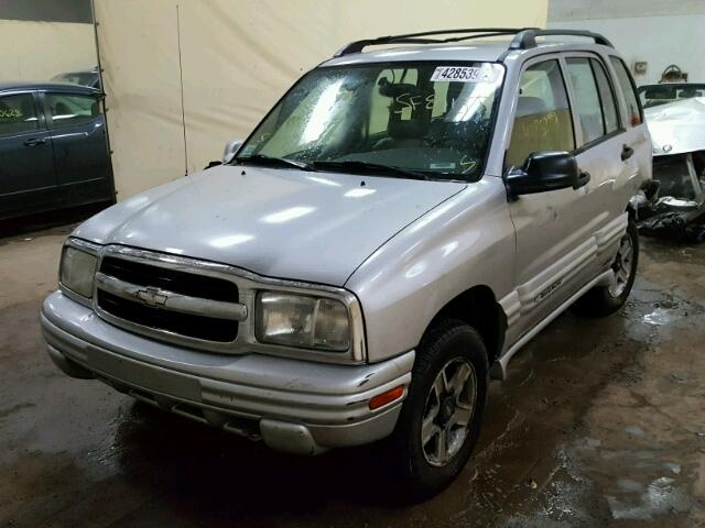 2CNBJ634026947391 - 2002 CHEVROLET TRACKER LT SILVER photo 2