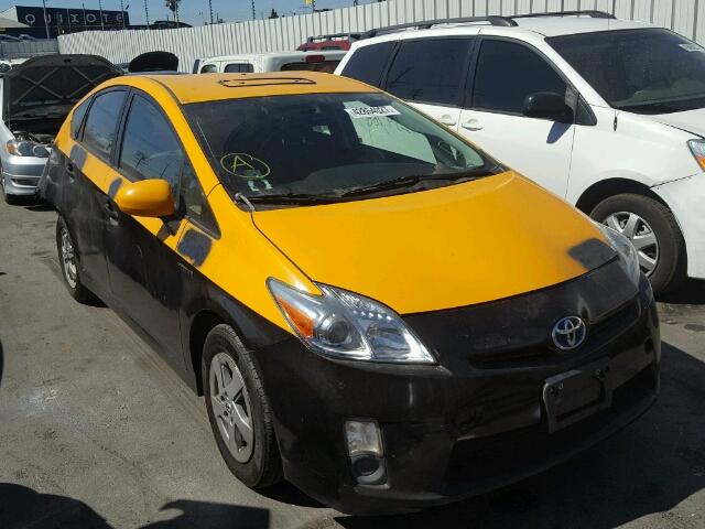 JTDKN3DU5A0154231 - 2010 TOYOTA PRIUS TWO TONE photo 1