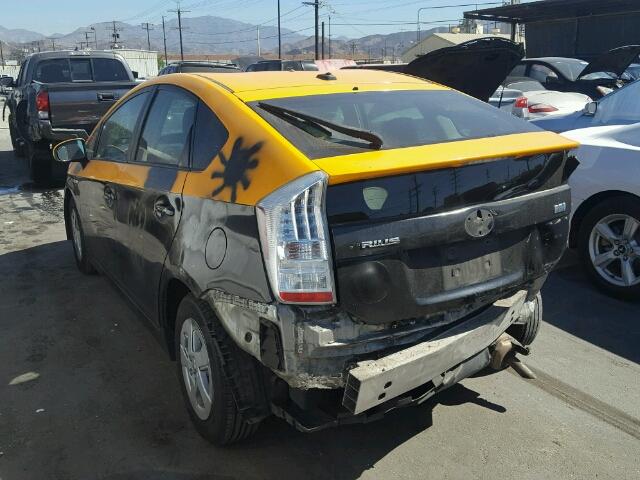 JTDKN3DU5A0154231 - 2010 TOYOTA PRIUS TWO TONE photo 3