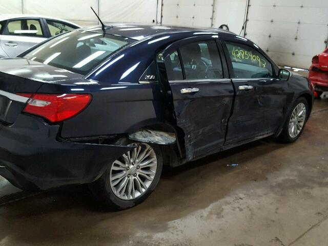 1C3CCBCG9CN326626 - 2012 CHRYSLER 200 BLACK photo 9