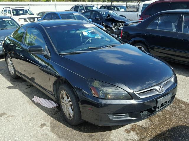 1HGCM71737A021839 - 2007 HONDA ACCORD BLACK photo 1