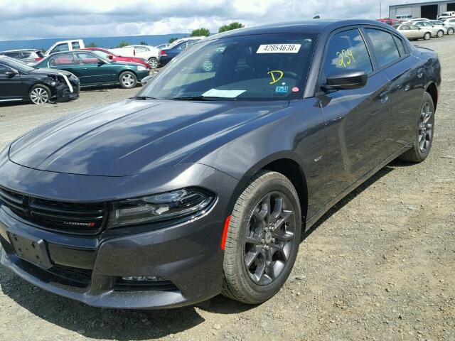 2C3CDXJG2JH235331 - 2018 DODGE CHARGER GT CHARCOAL photo 2