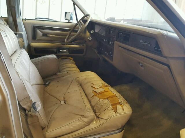 9Y82S725963 - 1979 LINCOLN CONTINENTA YELLOW photo 5