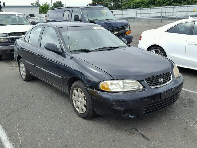 3N1CB51D6YL356492 - 2000 NISSAN SENTRA BAS BLACK photo 1