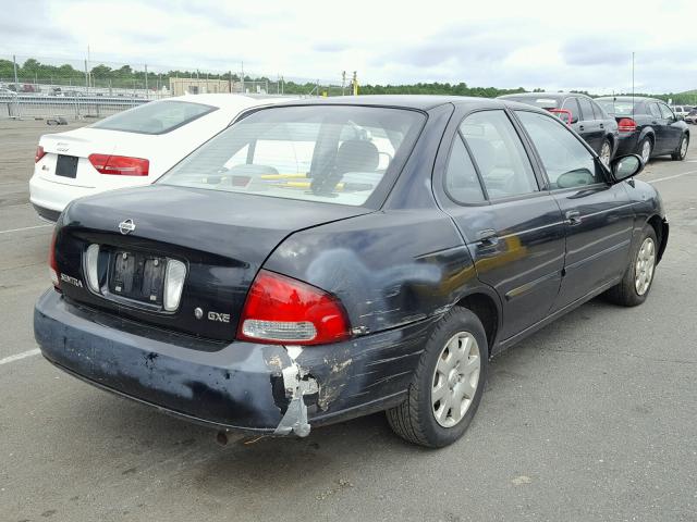 3N1CB51D6YL356492 - 2000 NISSAN SENTRA BAS BLACK photo 4