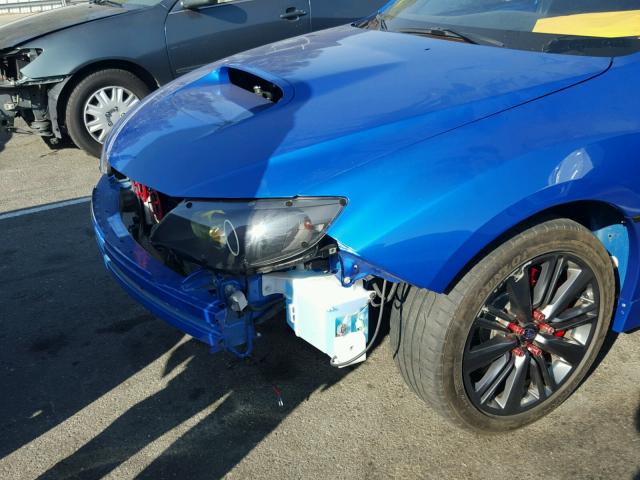 JF1GV8J62EL003009 - 2014 SUBARU IMPREZA WR BLUE photo 9