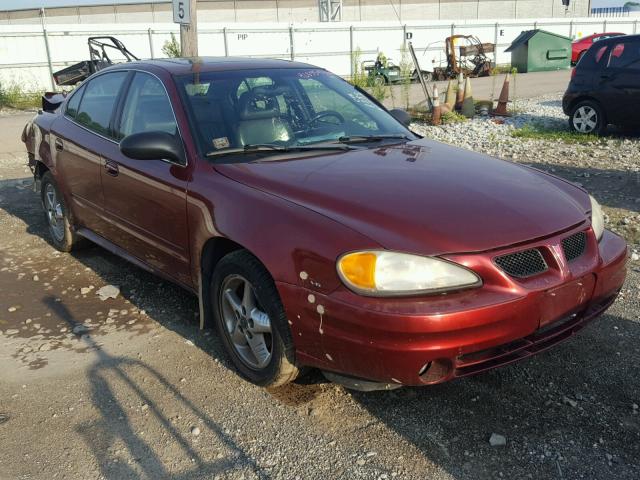 1G2NG52E63M508286 - 2003 PONTIAC GRAND AM S Tünd qırmızı foto 1
