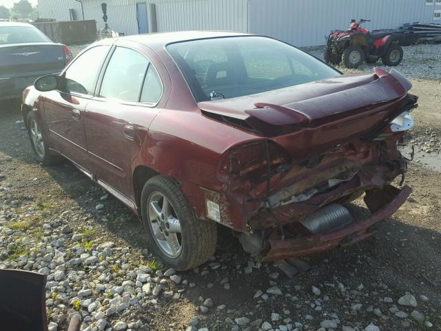 1G2NG52E63M508286 - 2003 PONTIAC GRAND AM S Tünd qırmızı foto 3