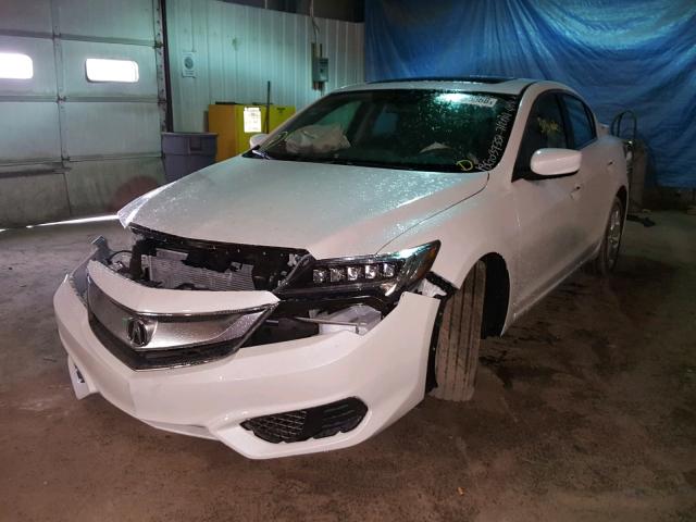 19UDE2F37JA006651 - 2018 ACURA ILX BASE WHITE photo 2