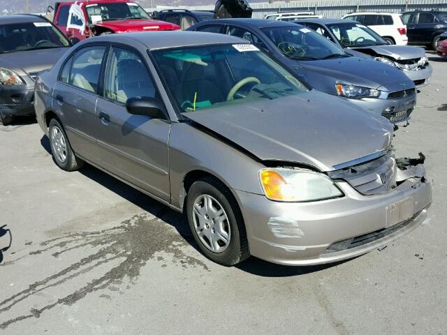 2HGES16551H585049 - 2001 HONDA CIVIC LX GOLD photo 1