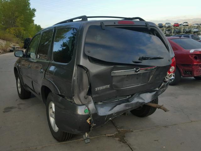 4F2YZ94145KM40783 - 2005 MAZDA TRIBUTE S CHARCOAL photo 3