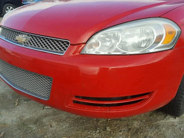 2G1WF5E30C1154086 - 2012 CHEVROLET IMPALA RED photo 9