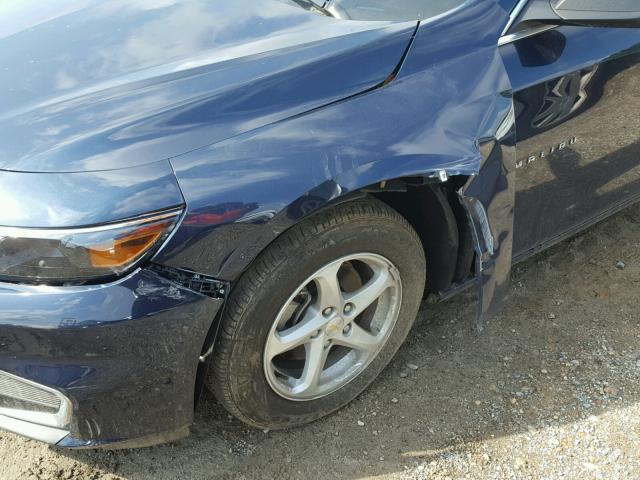 1G1ZB5ST9GF353679 - 2016 CHEVROLET MALIBU LS ლურჯი ფოტო 9