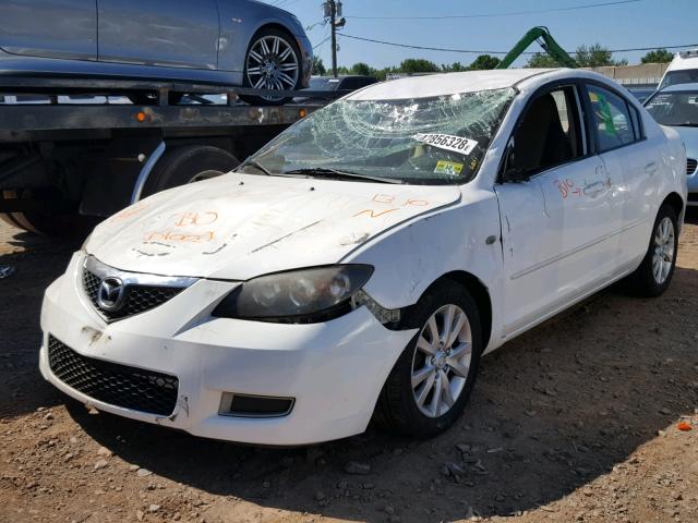 JM1BK32G171637773 - 2007 MAZDA 3 I WHITE photo 2