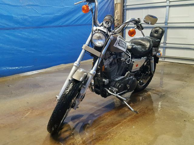 1HD4CEM13MY124827 - 1991 HARLEY-DAVIDSON XLH883 H GRAY photo 2