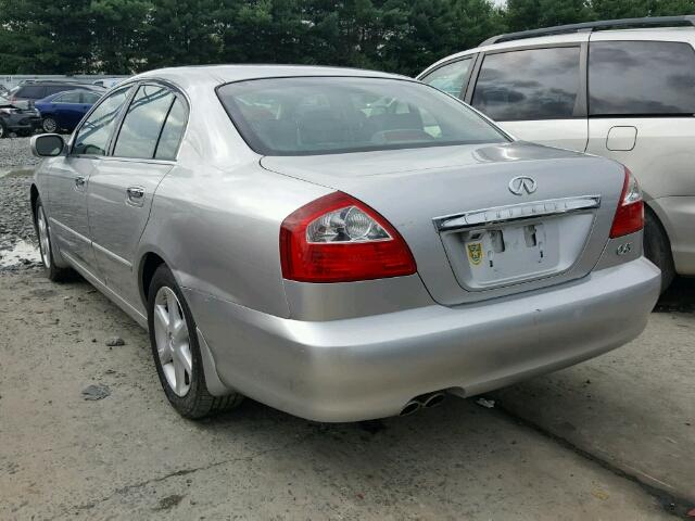 JNKBF01A44M500559 - 2004 INFINITI Q45 SILVER photo 3