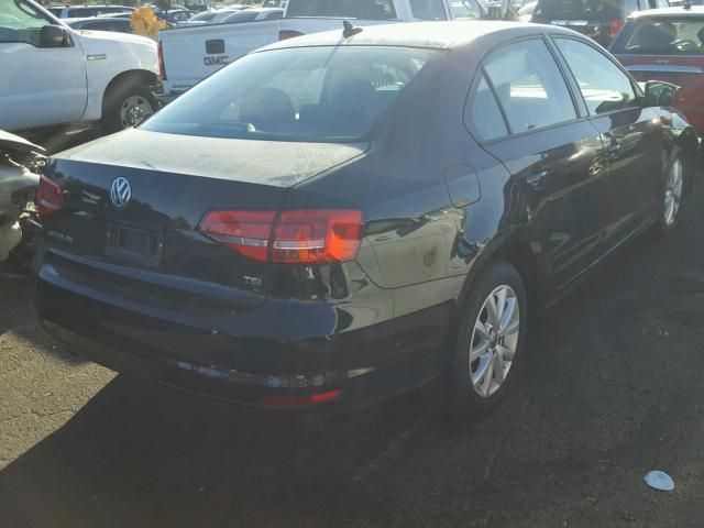 3VWD17AJ4FM283049 - 2015 VOLKSWAGEN JETTA SE BLACK photo 4