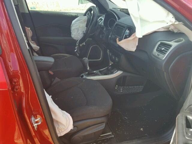 3C4NJDAB9HT647263 - 2017 JEEP COMPASS SP 红色 照片 5