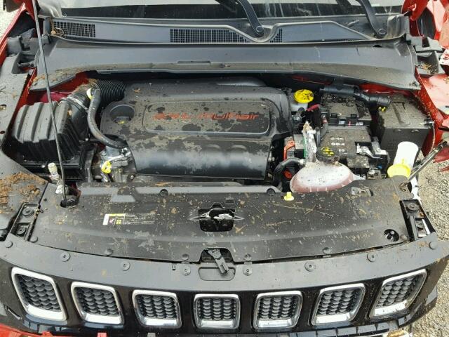 3C4NJDAB9HT647263 - 2017 JEEP COMPASS SP 红色 照片 7