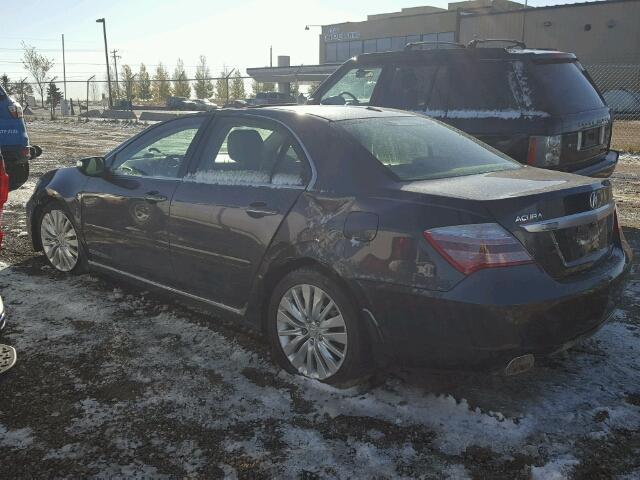 JH4KB2F33CC800017 - 2012 ACURA RL BLACK photo 3