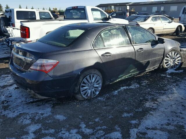 JH4KB2F33CC800017 - 2012 ACURA RL BLACK photo 4