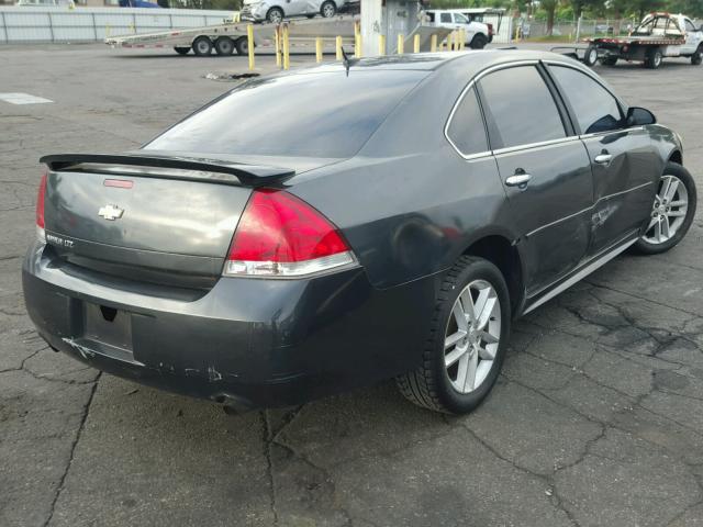 2G1WC5E31D1168072 - 2013 CHEVROLET IMPALA LTZ CHARCOAL photo 4