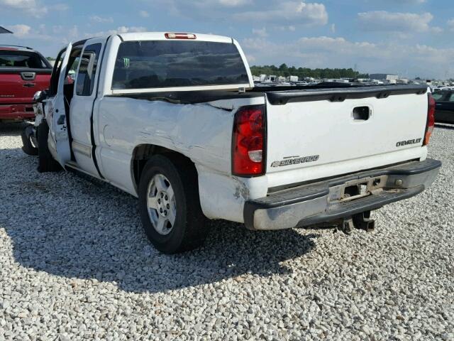 2GCEC19T351309912 - 2005 CHEVROLET SILVERADO WHITE photo 3