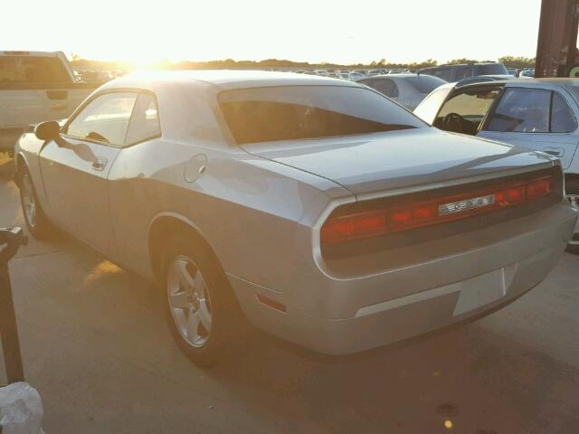 2B3LJ44V59H515819 - 2009 DODGE CHALLENGER SILVER photo 3