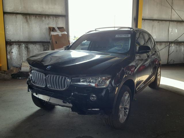 5UXWZ7C36H0V90357 - 2017 BMW X3 SDRIVE2 BLACK photo 2