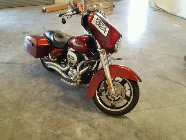 1HD1KB417AB626498 - 2010 HARLEY-DAVIDSON FLHX MAROON photo 1