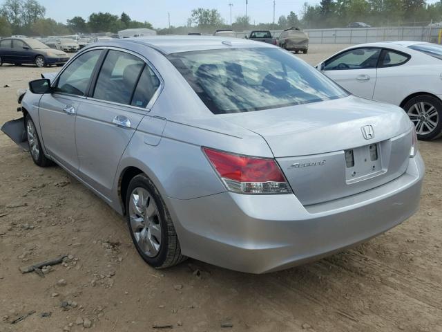 1HGCP26868A059451 - 2008 HONDA ACCORD EXL GRAY photo 3