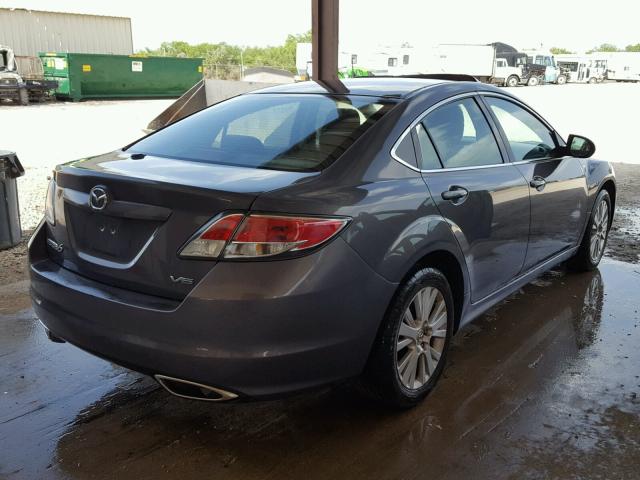 1YVHZ8CB8A5M30037 - 2010 MAZDA 6 S GRAY photo 4