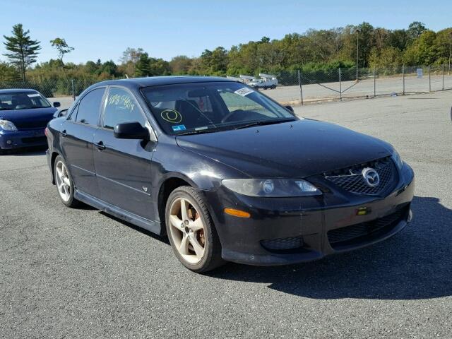 1YVHP80D145N79650 - 2004 MAZDA 6 S BLACK photo 1