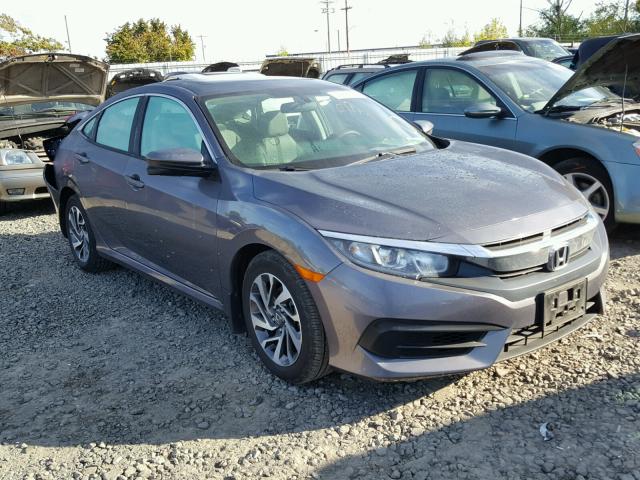 19XFC2F77GE223476 - 2016 HONDA CIVIC EX GRAY photo 1