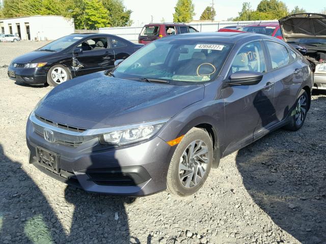 19XFC2F77GE223476 - 2016 HONDA CIVIC EX GRAY photo 2