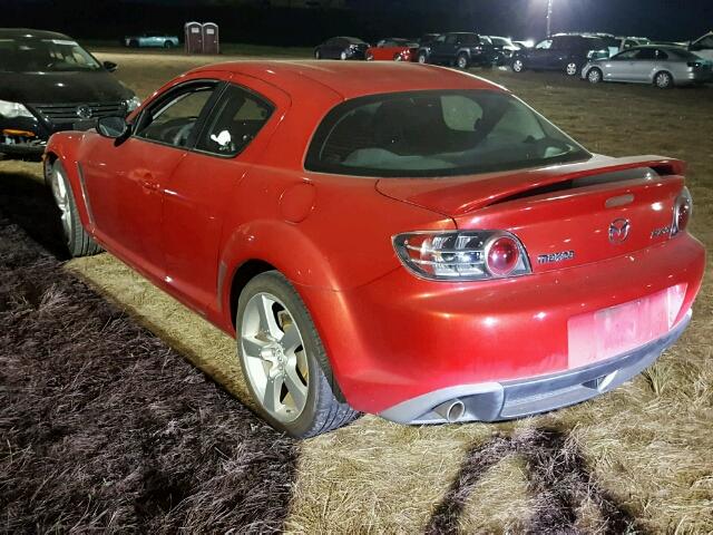 JM1FE173080215164 - 2008 MAZDA RX8 BURGUNDY photo 4