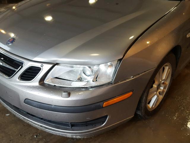 YS3FD49Y761137236 - 2006 SAAB 9-3 BASE SILVER photo 9