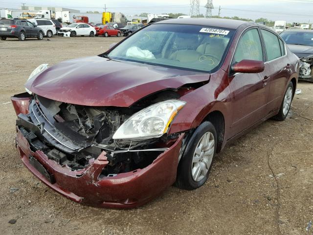 1N4AL2AP4CN445535 - 2012 NISSAN ALTIMA MAROON photo 2