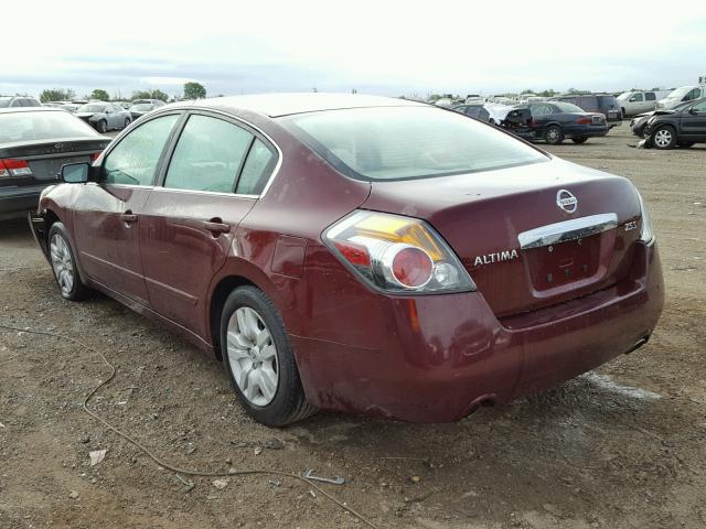 1N4AL2AP4CN445535 - 2012 NISSAN ALTIMA MAROON photo 3