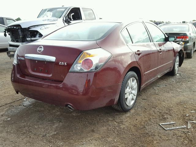 1N4AL2AP4CN445535 - 2012 NISSAN ALTIMA MAROON photo 4